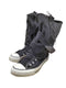 コンバース CONVERSE ×JUN OKAMOTO ALL STAR オールスター コラボ 星 ラメ レース ダメージ フリンジ リメイク ニーハイ ドッキング スニーカー ブーツ レディース CONVERSE:4 1/2